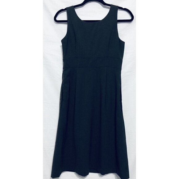 Banana Republic Womens Size 2 Brown Sleeveless Sheath Dress Wool Stretch Career - Picture 3 of 6